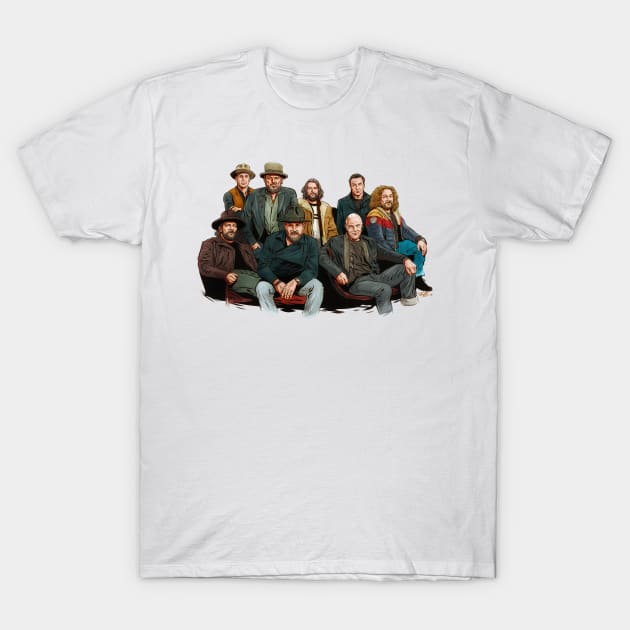 The Zac Brown Band - An illustration by Paul Cemmick T-Shirt by PLAYDIGITAL2020